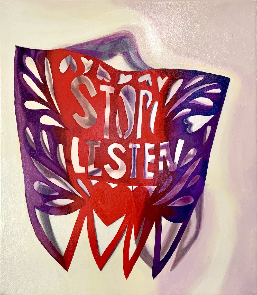 Stop, Listen. In Red & Purple_NatalieFisk