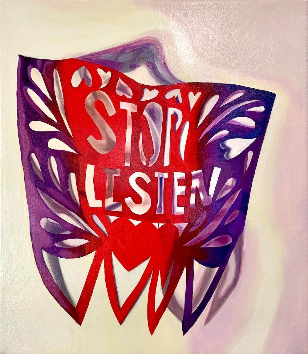 Stop, Listen. In Red & Purple_NatalieFisk